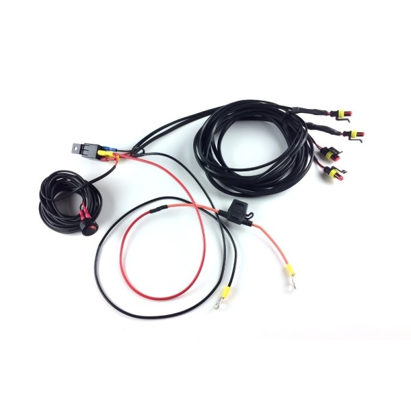 Wiązka do montażu czterech lamp LAZER (ST-Range, T-2, Triple-R) - z włącznikiem