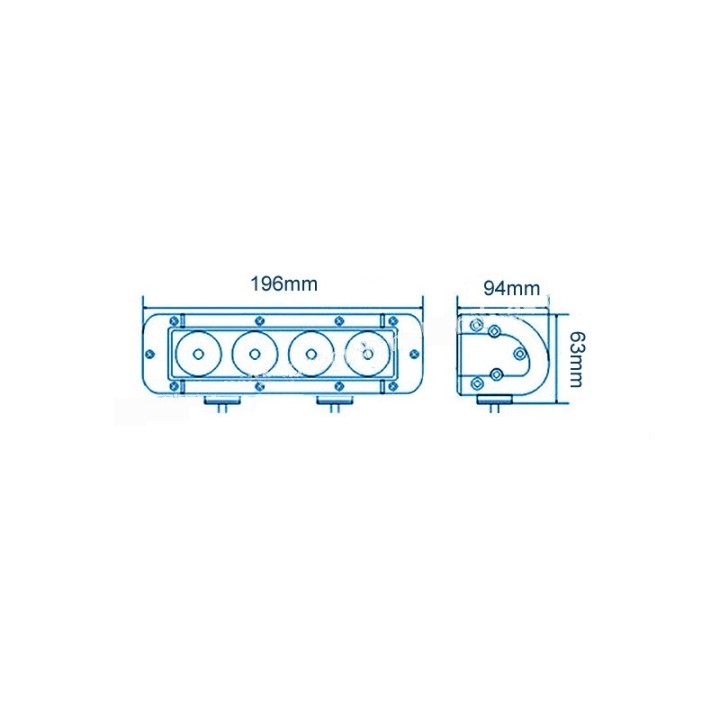 Panel LED 2X LED LB0067