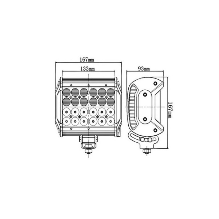 Panel LED 2X LED LB0067