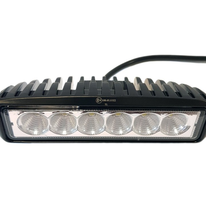 Lampa robocza Powerlight 6x LED, 18W, 1800 lm, 9-32V