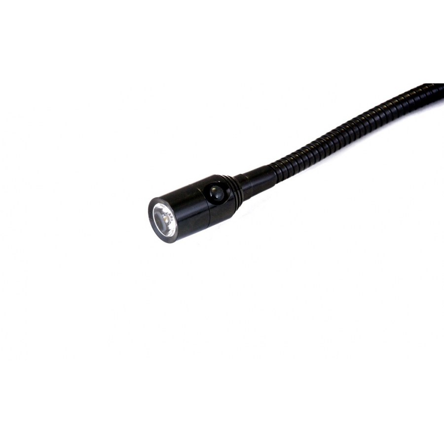Lampka Powerlight LED na elastycznym przewodzie 57,5 cm, wmontowany włącznik, montaż śruby, dodatkowy uchwyt