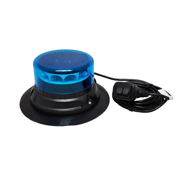 Lampa pojedyncza LED C12 MIRAGE, pomarańczowa, mocowanie magnetyczne 12/24V, R65
