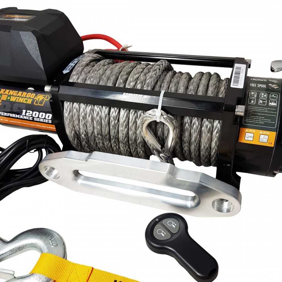 Kangaroowinch K12000 Performance Series synthetic rope