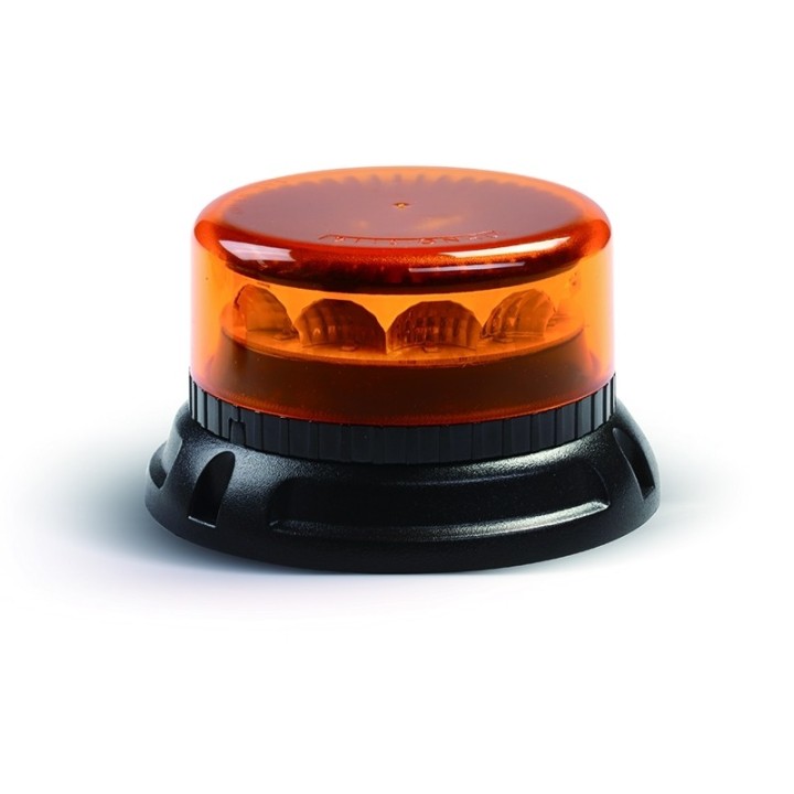 Lampa pojedyncza LED C12 MIRAGE, pomarańczowa, mocowanie 3-pkt 12/24V, R65