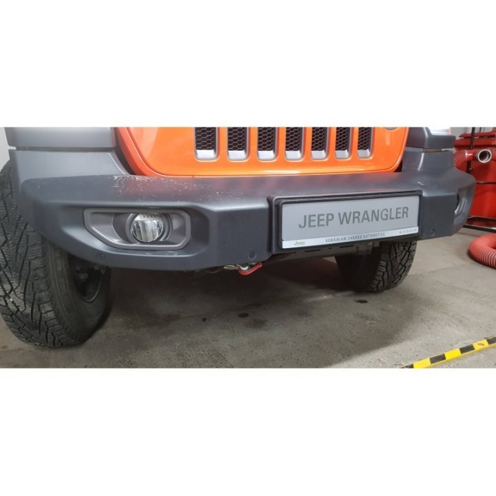 Jeep Wrangler JL 2018- płyta montażowa wyciągarki pod zderzak EU