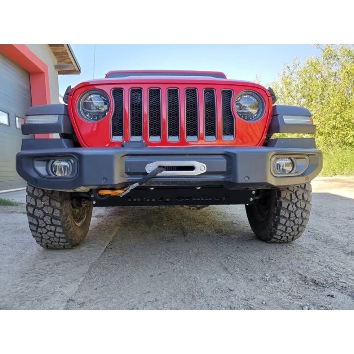 Jeep Wrangler JL 2018- płyta montażowa wyciągarki pod zderzak EU