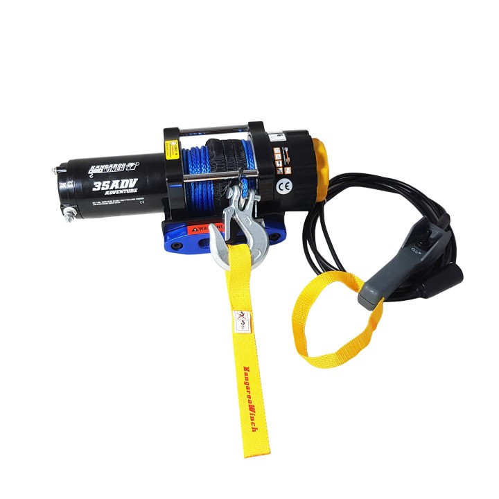 Wyciągarka PW3500SR 12V z liną syntetyczną ze sterowaniem bezprzewodowym