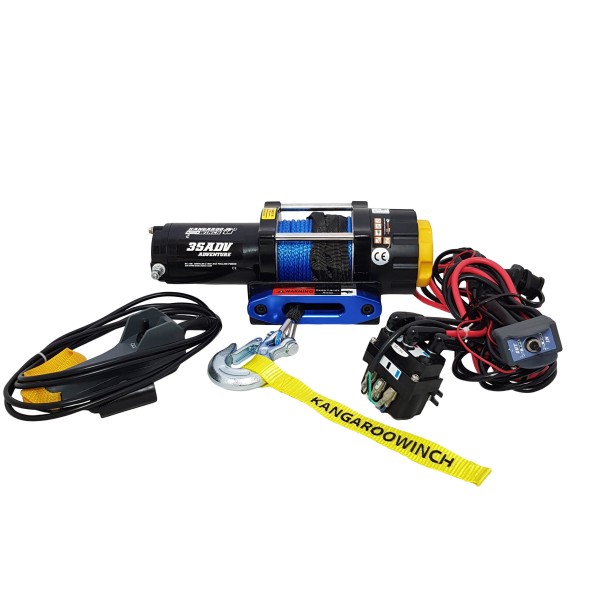 Wyciągarka PW3500SR 12V z liną syntetyczną ze sterowaniem bezprzewodowym