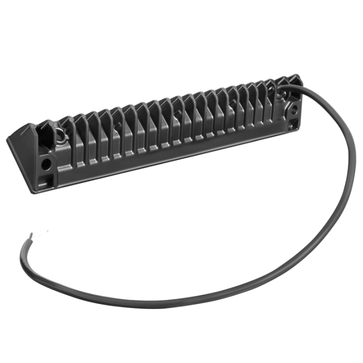 Lampa robocza, "karetkowa", 9 xLED 19W, 12/24V, 1400 lm, czarna obudowa