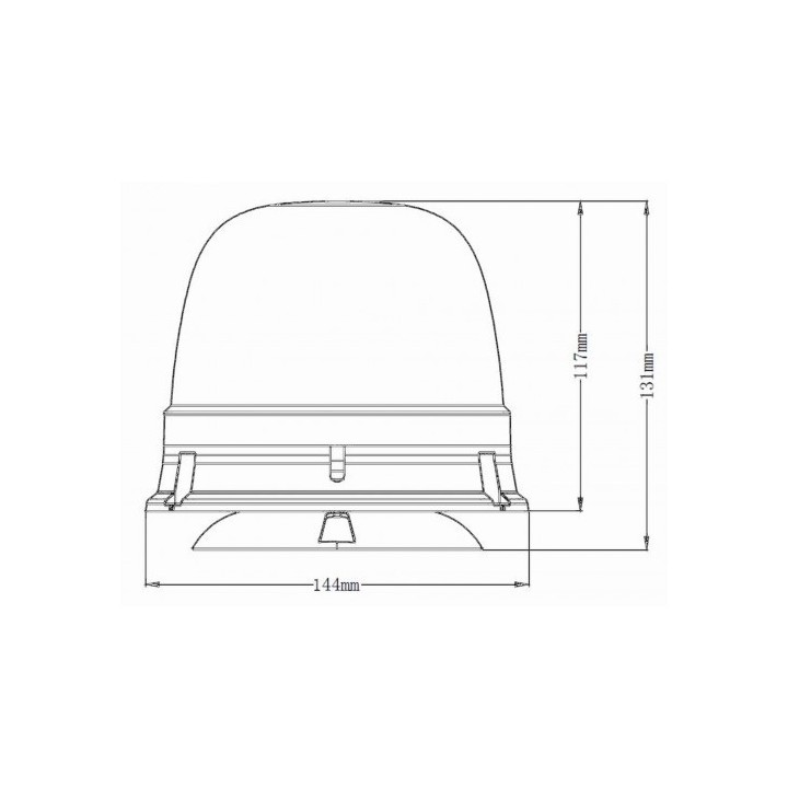 Lampa błyskowa 28W 10x LED magnes 7 błysków