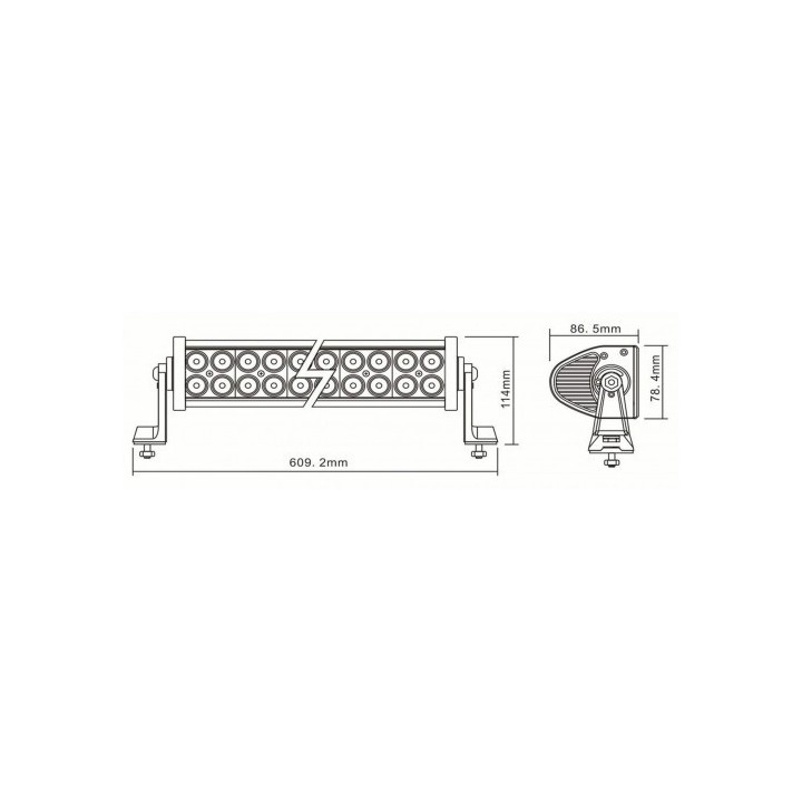 Panel LED 40 LED 609mm