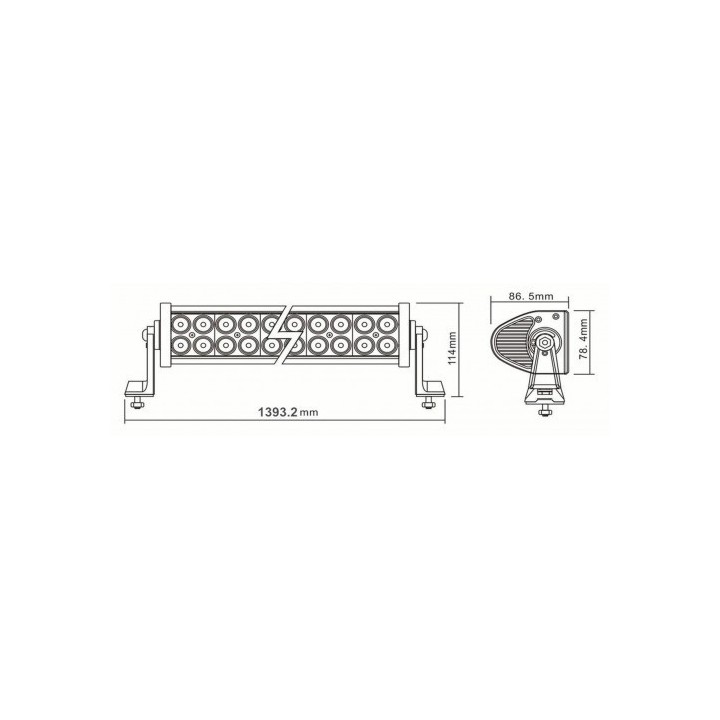 Panel LED 300W 100 LED 1393mm
