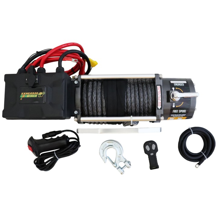 Wyciągarka PW12000 24V z liną syntetyczną