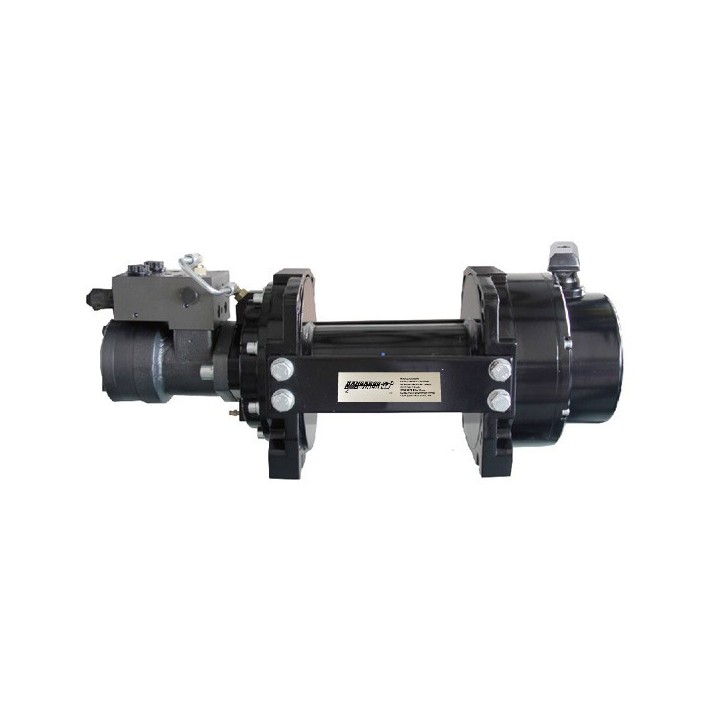 Hydraulische Winde PWH10000 PRO EN14492-1 mit Stahlseil, Haken und Spanner