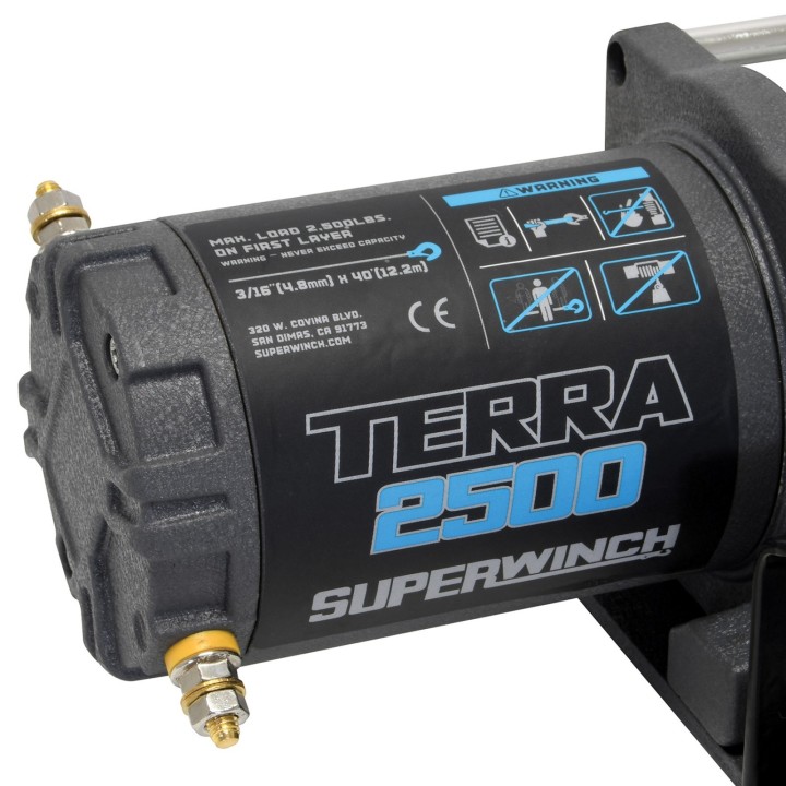 Terra 2500 12V Wire Rope Winch