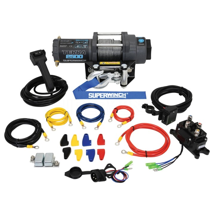 Terra 2500 12V Wire Rope Winch