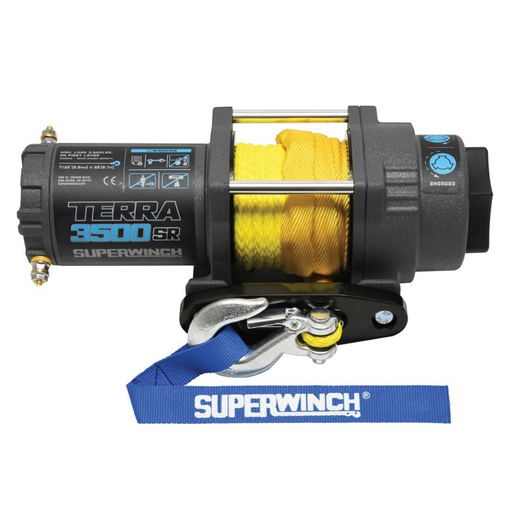 Superwinch Terra 3500 12 V Winde mit Kunststoffseil