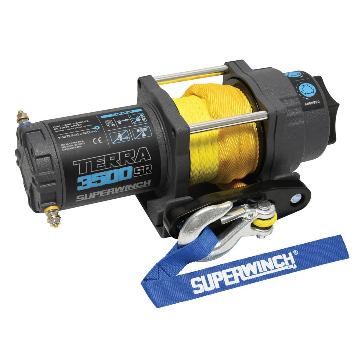 Superwinch Terra 3500 12 V Winde mit Kunststoffseil