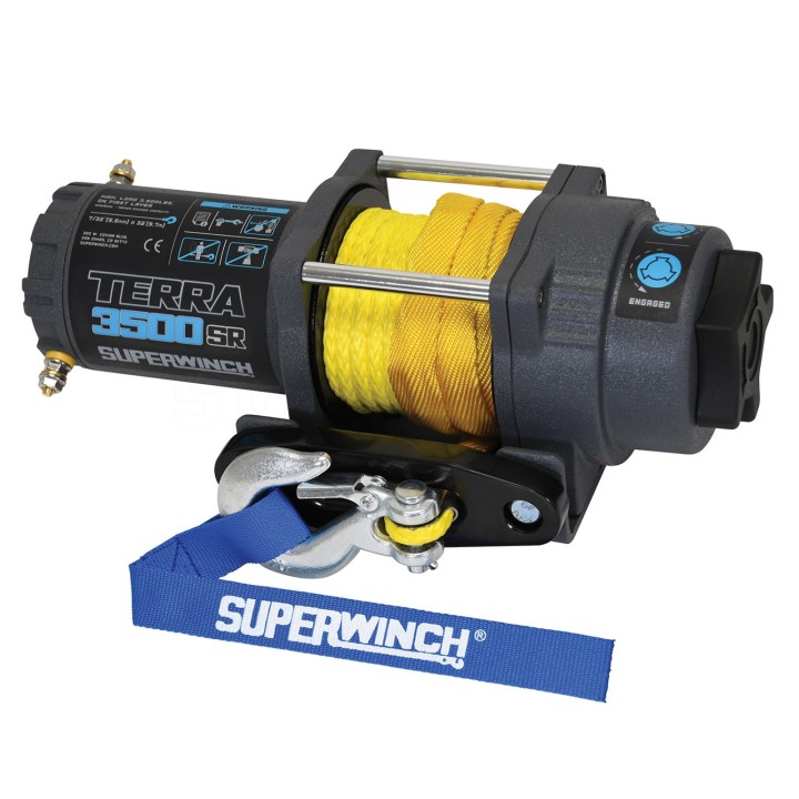 Superwinch Terra 3500 12 V Winde mit Kunststoffseil
