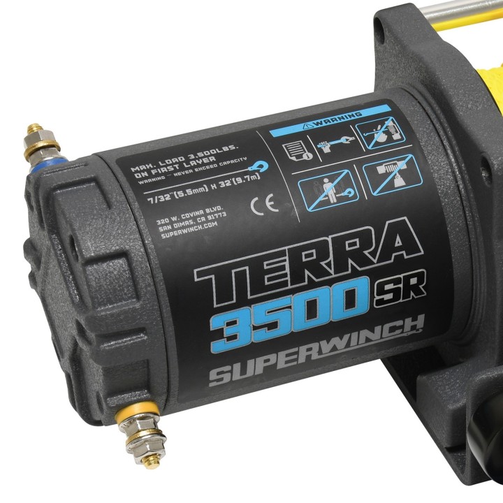 Superwinch Terra 3500 12 V Winde mit Kunststoffseil