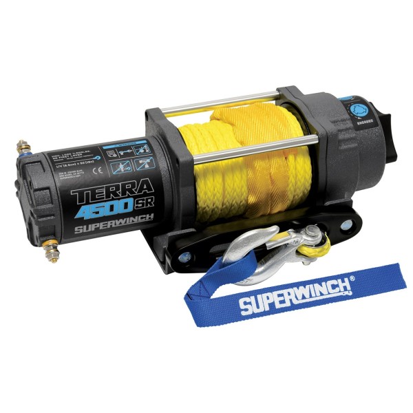 Superwinch Terra 4500 with synthetic rope