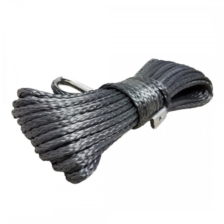 Lina syntetyczna 5 mm x 15 m, Gray z kauszą, MBL  2,9T