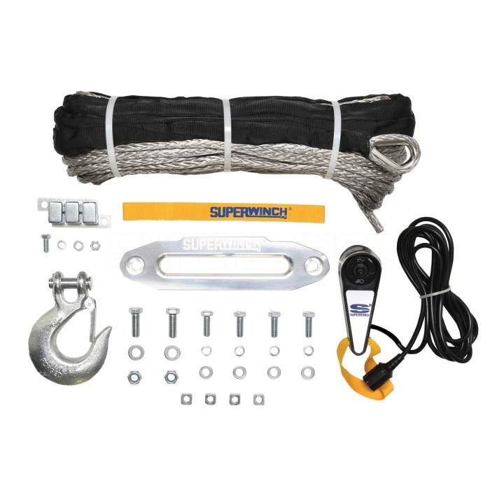 Superwinch TigerShark 9500 12V with synthetic rope