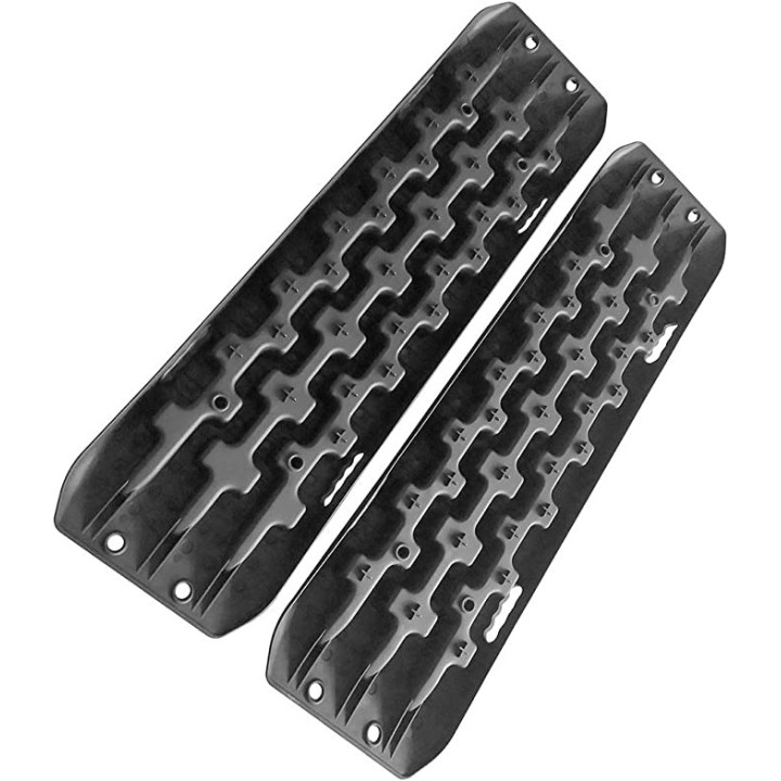 Sand traps, mud ramps, black set 2 pcs recovery boards