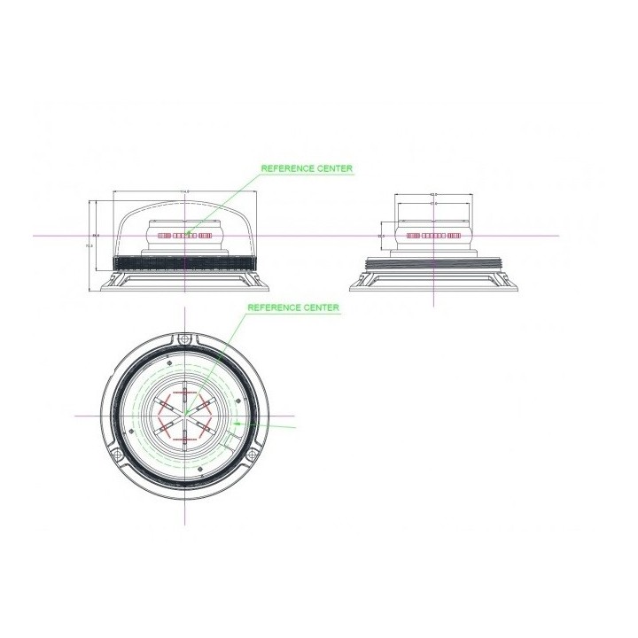 Lampa pojedyncza, błyskowa TruckLED OPTI 36x LED