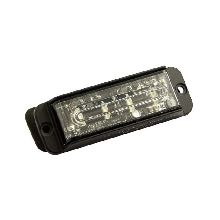 Lampa kierunkowa 4LED , niebieska , powierzchniowa, 12/24V, R65, R10
