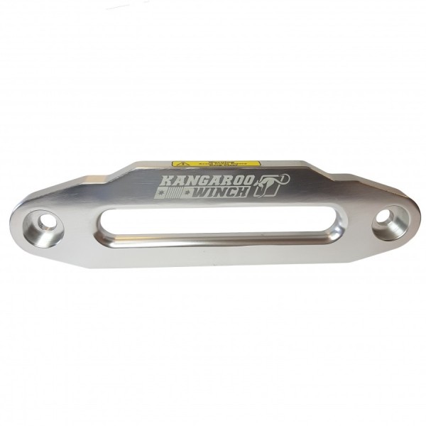 Aluminiowa prowadnica ślizgowa Kangaroowinch ATV do wyciągarki 4500 (długa) srebrna z LOGO