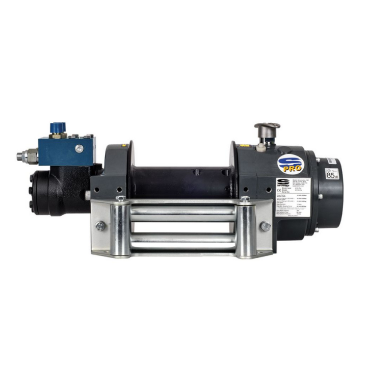 Wyciągarka hydrauliczna H10PRO z prowadnicą rolkową i zaworem przelewowym