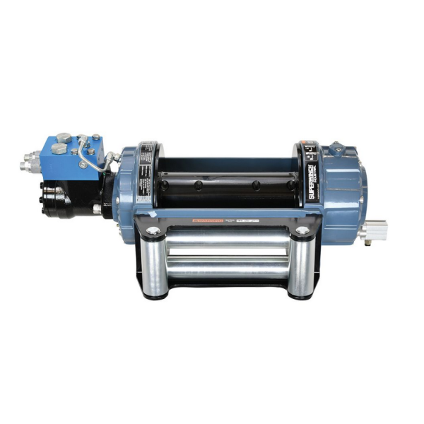 Wyciągarka hydrauliczna SI8000 PRO EN 14492-2 sprzęgło pneumatyczne, prowadnica rolkowa