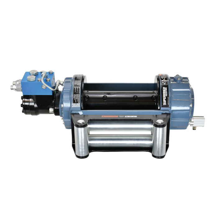 Wyciągarka hydrauliczna SI8000 PRO EN 14492-2 sprzęgło pneumatyczne, prowadnica rolkowa