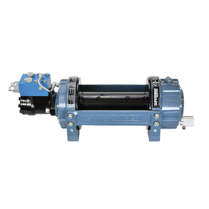 Wyciągarka hydrauliczna SI8000 PRO EN 14492-2 sprzęgło pneumatyczne, prowadnica rolkowa