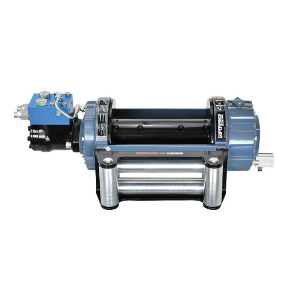 Wyciągarka hydrauliczna SI10000 PRO EN 14492-2 sprzęgło pneumatyczne, prowadnica rolkowa