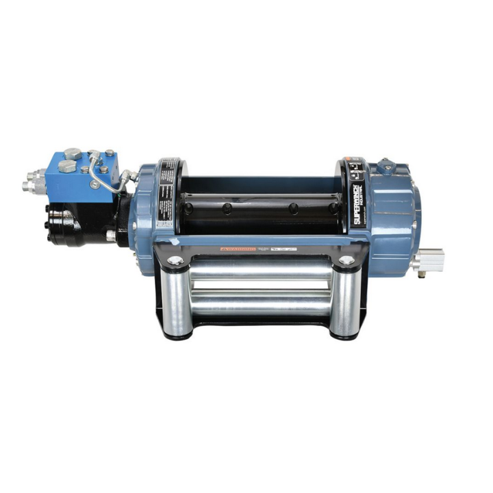 Wyciągarka hydrauliczna Superwinch SI10000 PRO sprzęgło pneumatyczne, prowadnica rolkowa