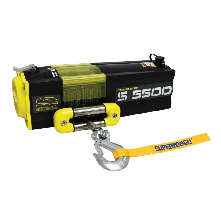 Superwinch Seilwinde S5500 mit Stahlseil 24V