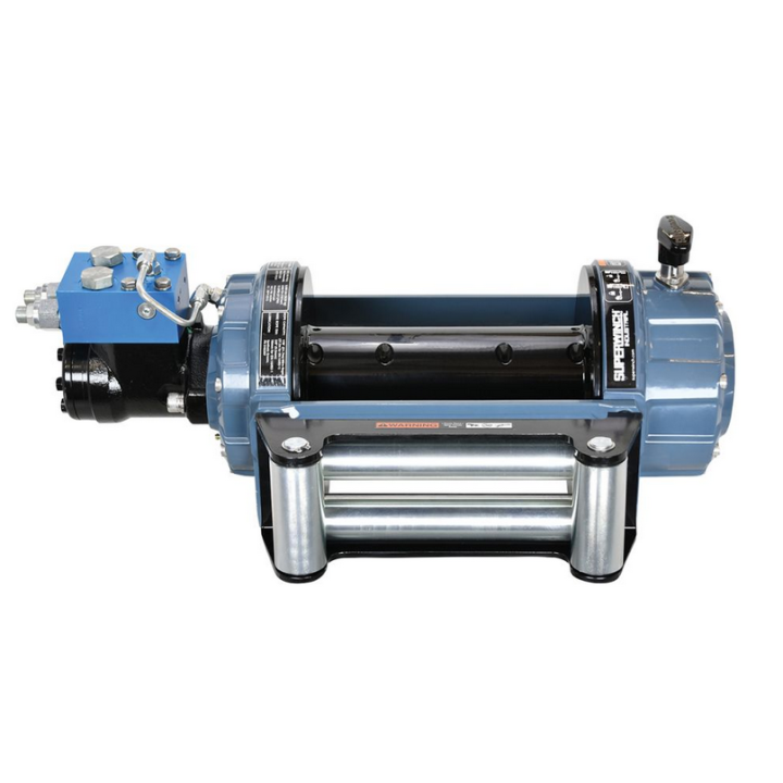 Wyciągarka hydrauliczna Superwinch SI12000 PRO EN sprzęgło manualne, prowadnica rolkowa