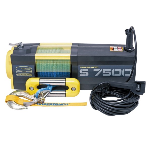 Wyciągarka S7500 24V z liną syntetyczną