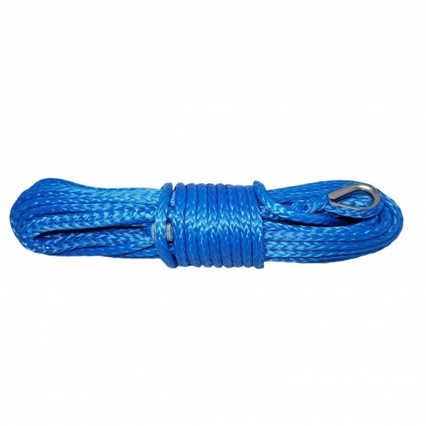 Lina syntetyczna 5 mm x 15 m, Blue z kauszą, MBL  2,15T