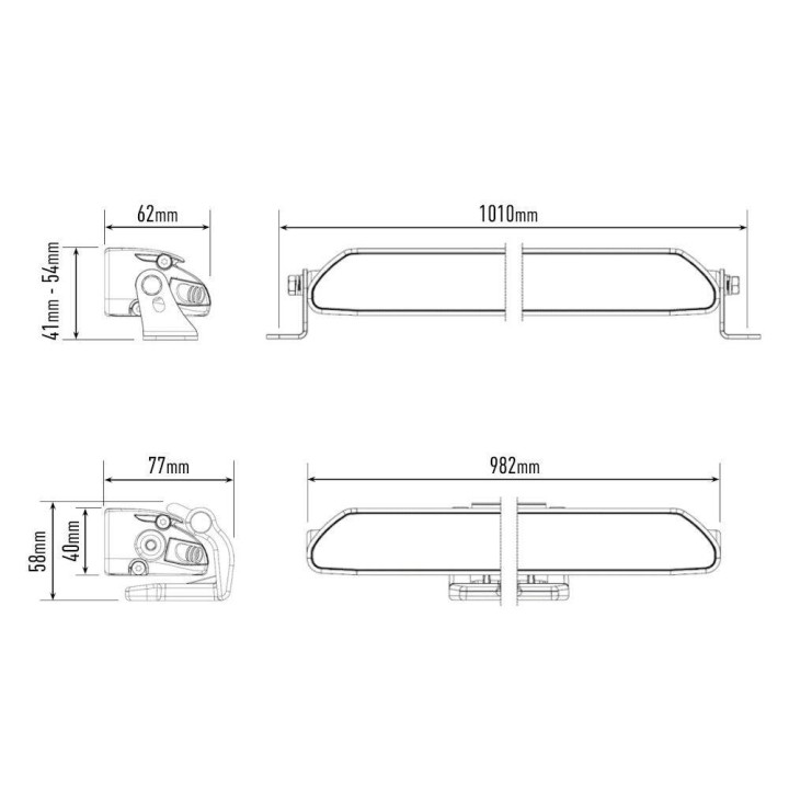 Panel ledowy LAZER Linear 36 Elite 72 LED