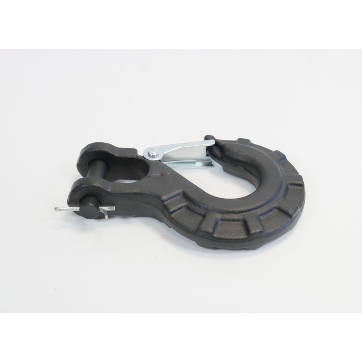 Winch hook Clevis for winch up to 14000 lbs black