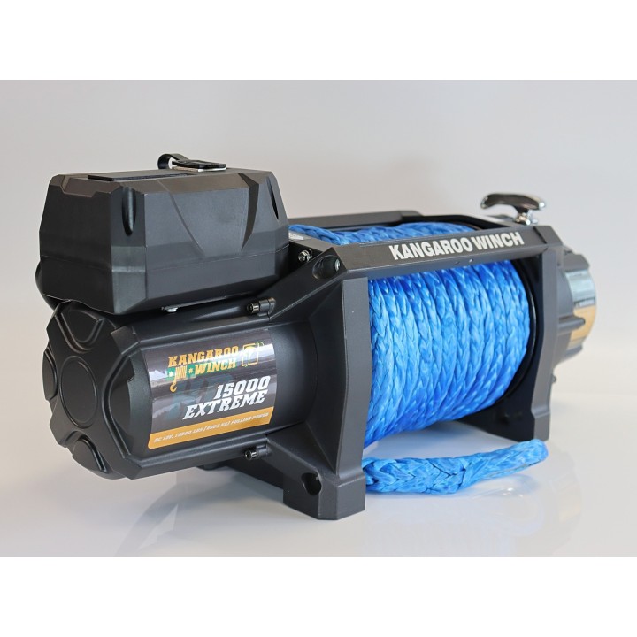 Kangaroowinch electric winch K15000 Extreme HD 12V Synthetic Rope