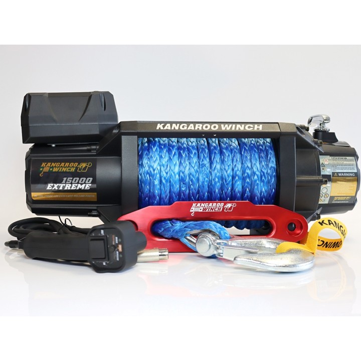 Elektrische Seilwinde K15000 Extreme HD 12V mit synthetischem Seil