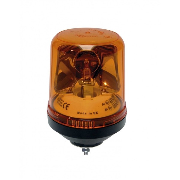 Pojedyncza lampa rotatorowa LAP 122, 12/24V, mocowanie 1 pkt, pomarańczowa, bez żarówki