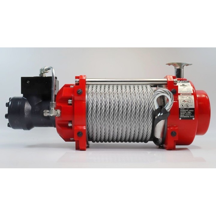 Wyciągarka hydrauliczna K15000HI z liną stalową