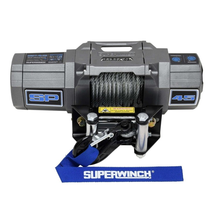 Superwinch SP 45 winch with a steel rope
