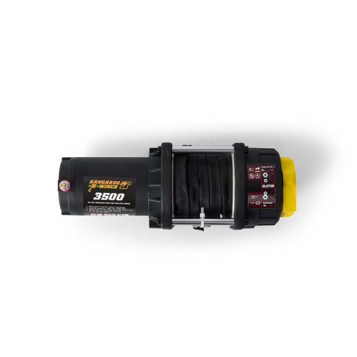 Kangaroowinch K3500SR 12V with synthetic rope and remote controller