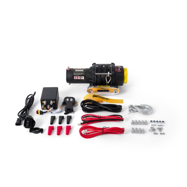 Elektrische Seilwinde K4000SR 12V mit synthetischem Seil